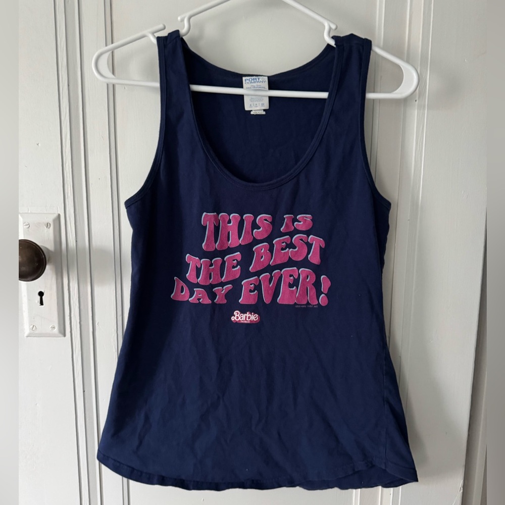 Mattel Blue & Pink Barbie Tank
